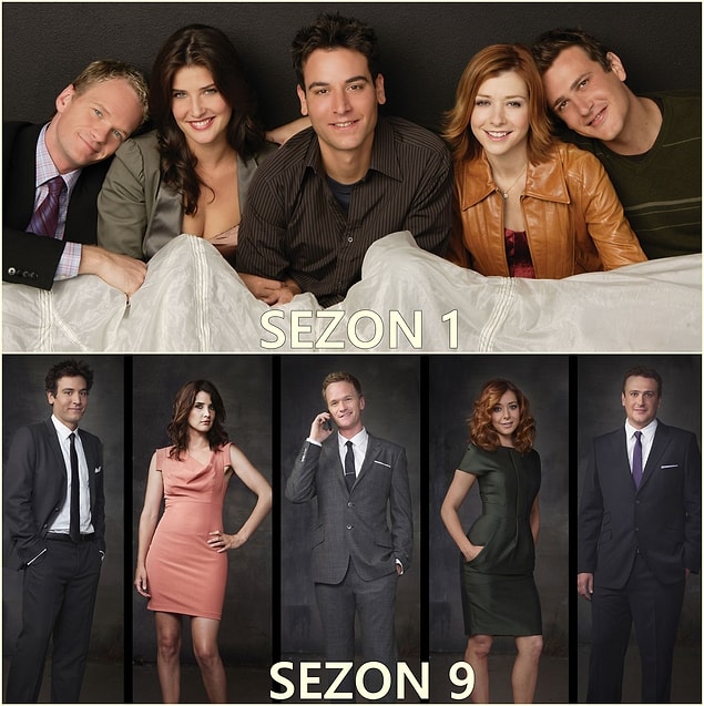 15. Ted, Marshall, Robin, Barney, Lily