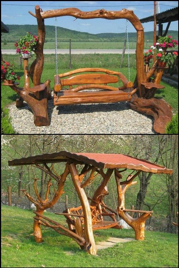 27. Кресло-качели.