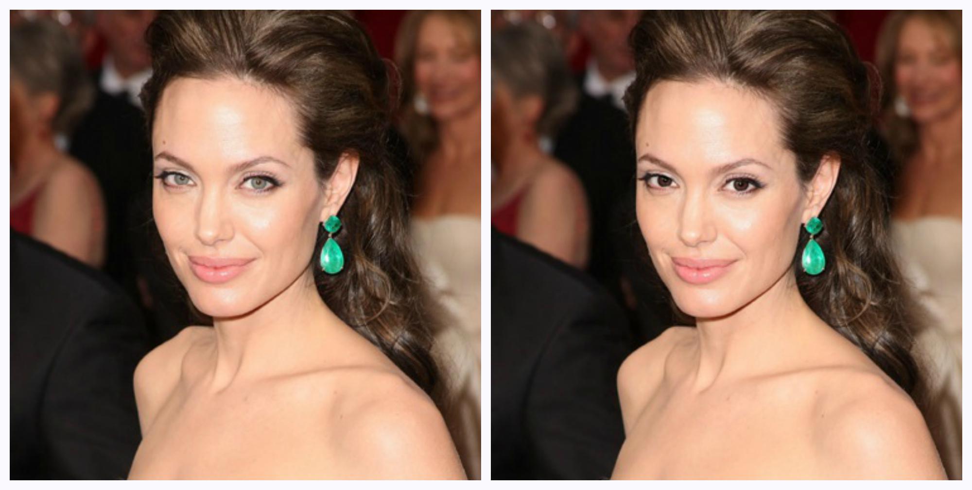 У звезд есть глаза. Анджелина Джоли глаза. Анджелина Джоли с карими глазами. Кареглазая Анджелина Джоли. Анджелина Джоли цвет глаз.