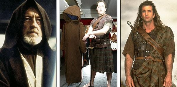 Obi van Kenobi'nin 1977'de giydiği urba, 2007 yılında bir açık arttırmada 55.000 pound'a satıldı.