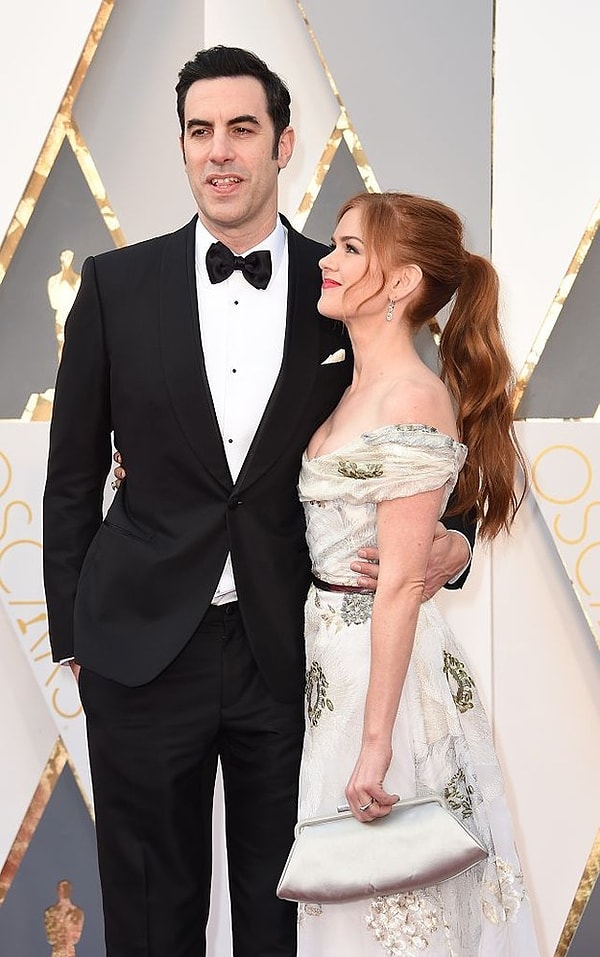 9. Саша Барон Коэн и Айла Фишер