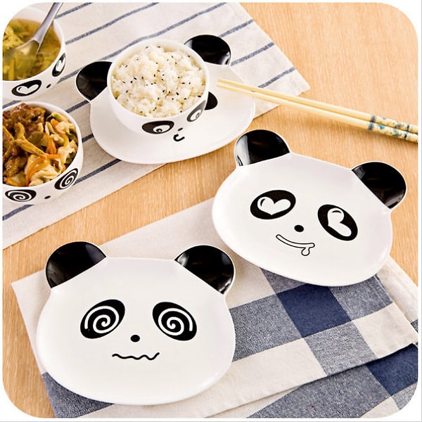 22. Керамические тарелки "Панды"