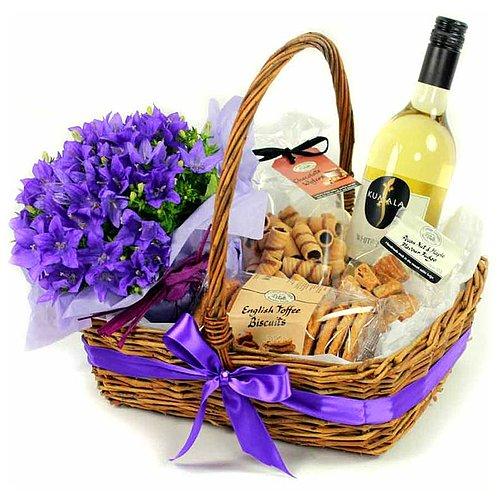 2. A basket of sweets and expensive alcohol? ? 