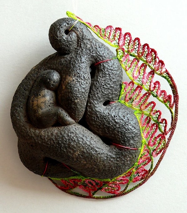 1. Керамика + кружево