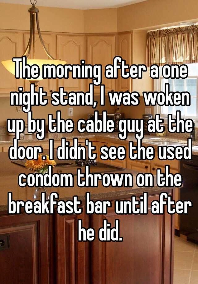 14 вызывающих отвращение историй о сексе на одну ночь
