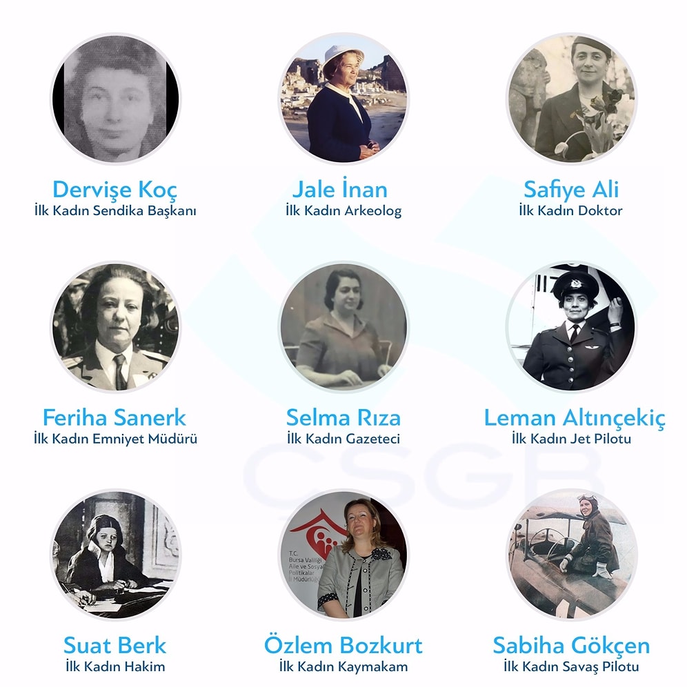 Adını Türkiye Çalışma Tarihine Yazdırmış 18 Kadın