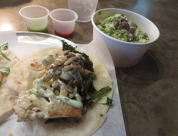 18. Брокколи с тако из кудрявой капусты