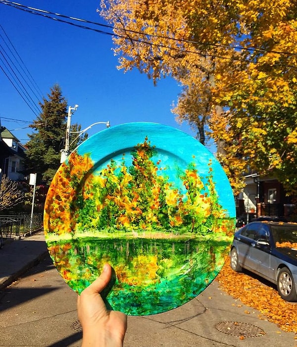 6. Идея так понравилась девушке, что она незамедлительно принялась за ее воплощение.