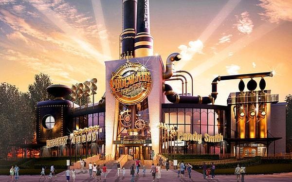 Orlando'daki Universal Stüdyolarında açılacak olan restoran tıpkı Charlie'nin Çikolata Fabrikası'na benziyor!