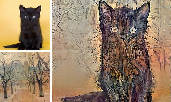 2. Искусственные нейросети совмещают два совершенно разных изображения в одно, тем самым взрывая ум нормального человека.