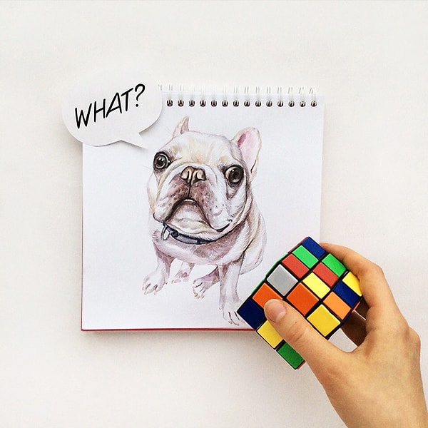 16. Да не смотри ты на меня! Не трогал я твой кубик...😞😞😞