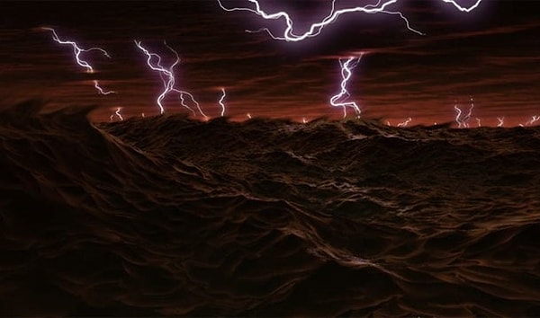 19. На Юпитере есть самый большой океан, чем на какой-либо планете. Так как его газообразная атмосфера состоит в основном из водорода и гелия, под верхним слоем облаков давление может доходить до точки, когда газ превращается в жидкость. Ученые предполагают, что этот океан может быть глубиной и 40 тыс. км.