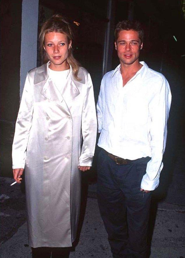 16. Gwyneth Paltrow ve Brad Pitt, 1995