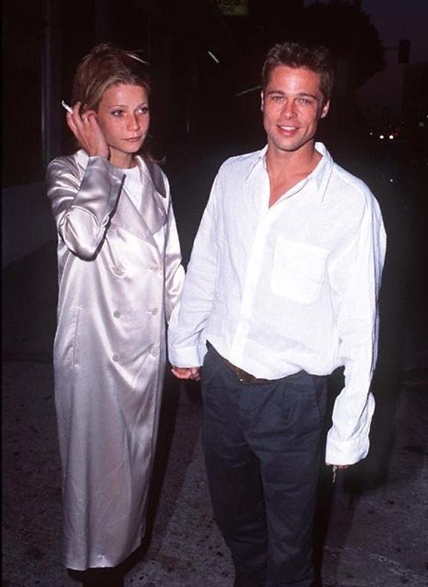 16. Gwyneth Paltrow ve Brad Pitt, 1995