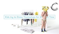 Kids Try To Dress Themselves For The First Time