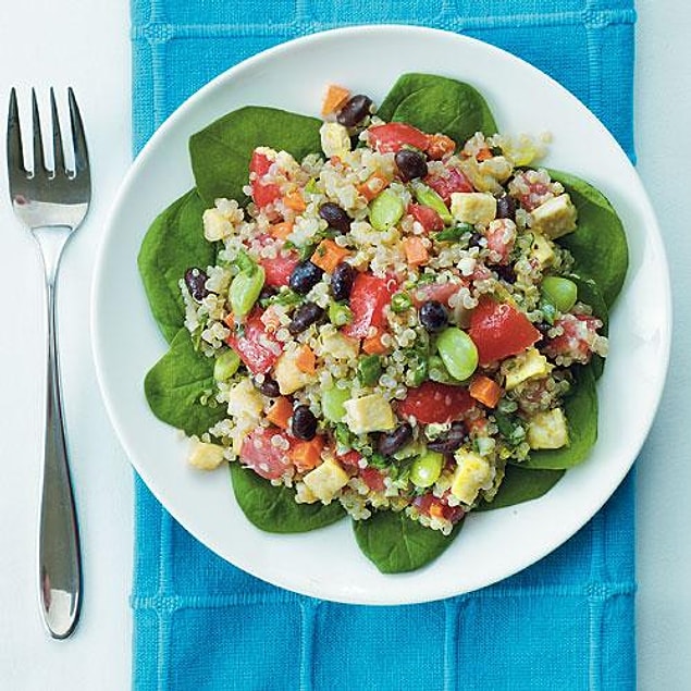 5. Kinoa ve Barbunya Salatası