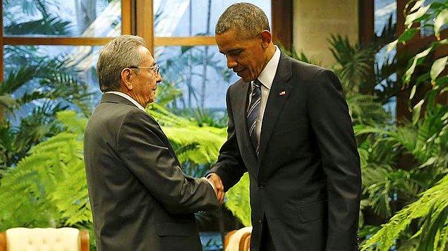 6. Obama ile Castro'dan Havana'da Tarihi Görüşme