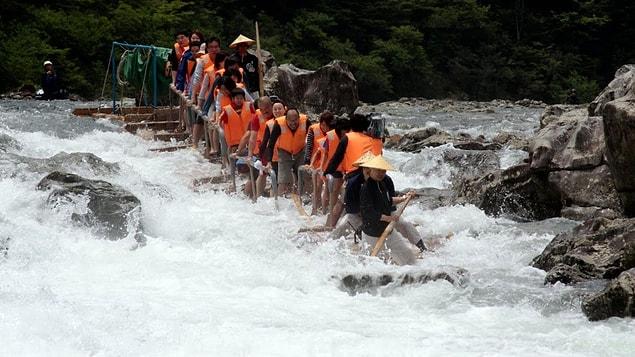 The River 'Kitayama' in Japan offers the most dangerous rafting experience in the world.
