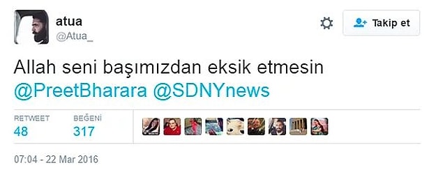 Savcı Bharara adeta sevgi selinin tam ortasında kaldı.