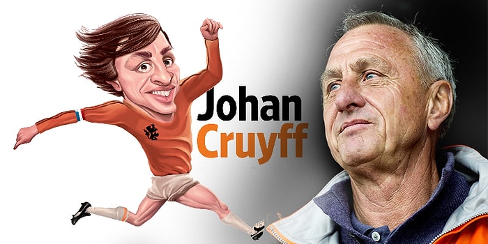 En İyi Golleriyle "Sarı Fare" Lakaplı Dünya Futbolunun Efsane İsmi: Johan Cruyff