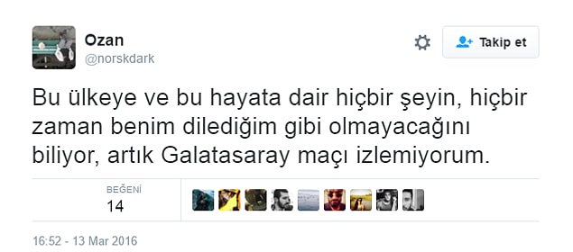 13. Umudunu tamamen kaybedenler oldu.
