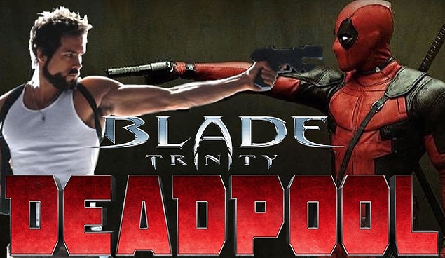 8. Ryan Reynolds başarısız rollerine kafayı takmış, Blade'e de hafiften bir göndermede bulundu.