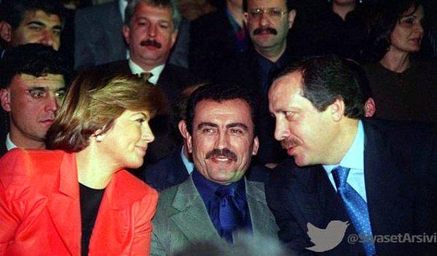 7. Abdi İpekçi Spor Salonu'nda yapılan Siirtliler Gecesi'ne Tansu Çiller, Muhsin Yazıcıoğlu ve Recep Tayyip Erdoğan katıldı - 1990