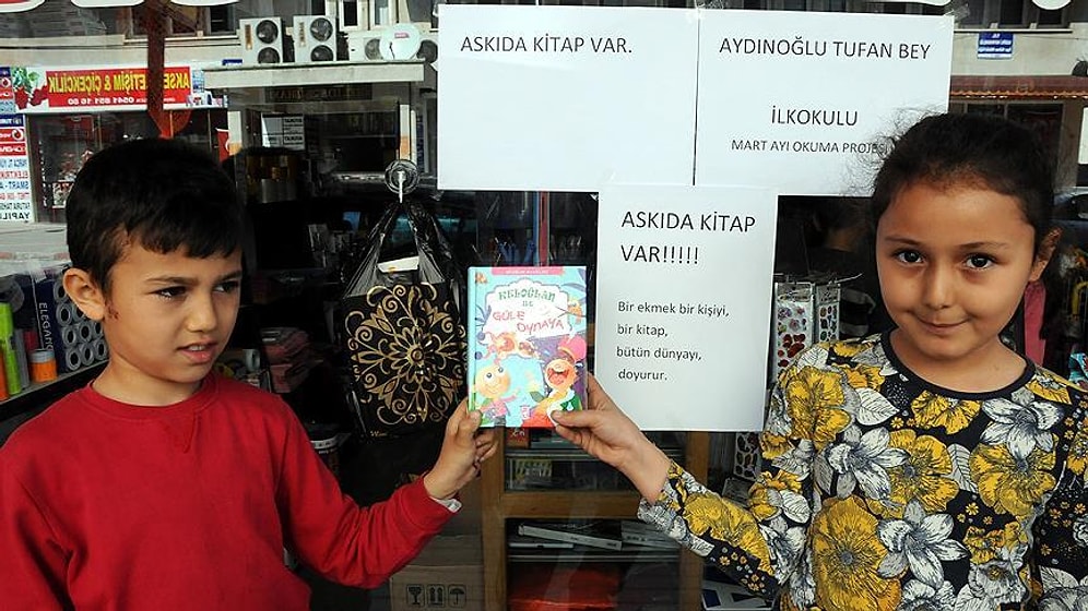 Öğrenciler Kitapları 'Askıda' Biriktiriyor