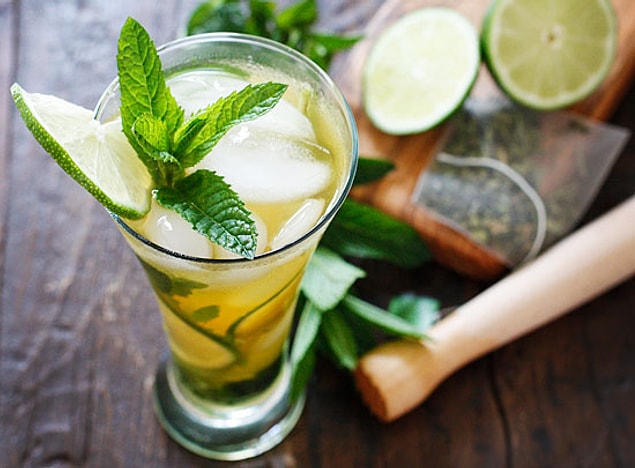 11. Soğuk Yeşil Çaylı Mojito