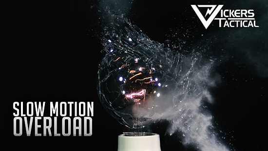 Полет пули сквозь предметы в замедленной съемке