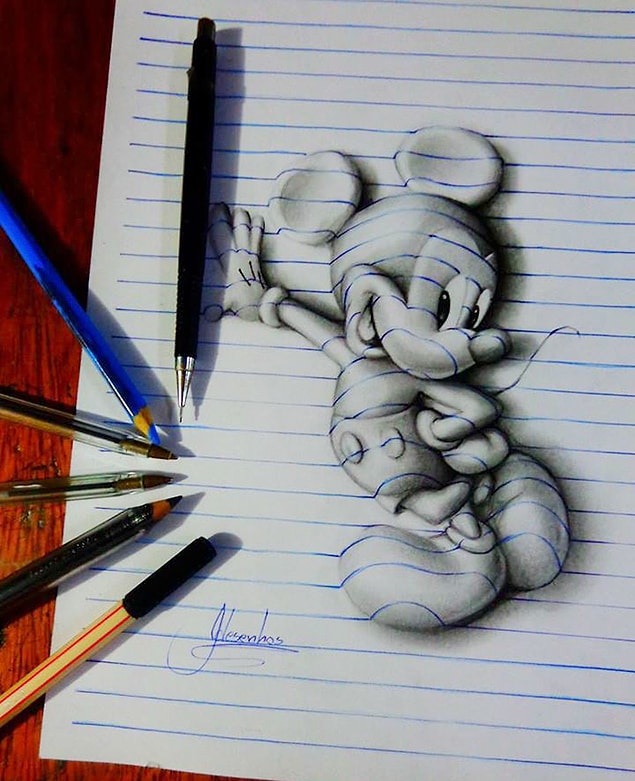 10. Mickey Mouse'u tamamlamış bu sefer 😀