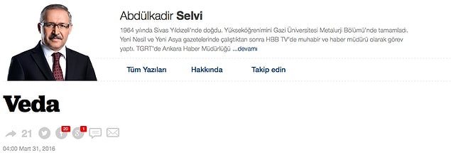 Abdülkadir Selvi kimdir?