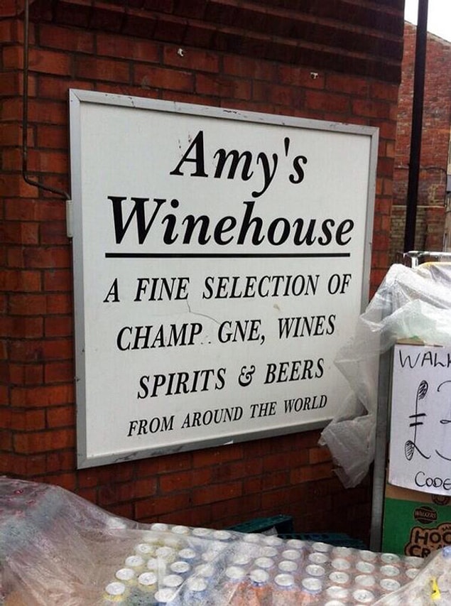 9. Amy's Winehouse Şarapevi