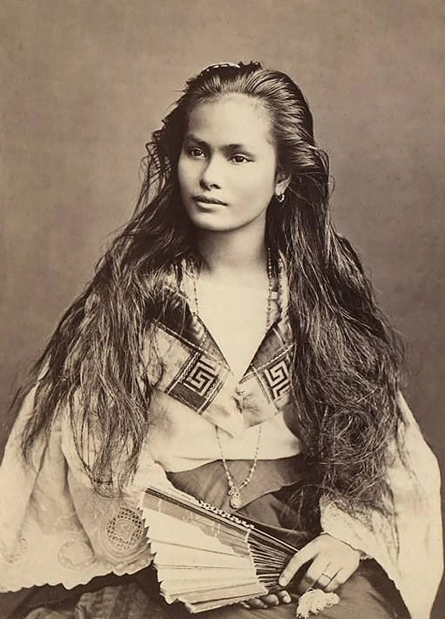 1. Filipinler'den bir Luzon kadını