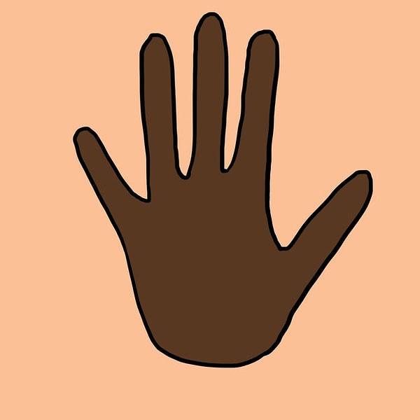 Водный тип руки - идеалист