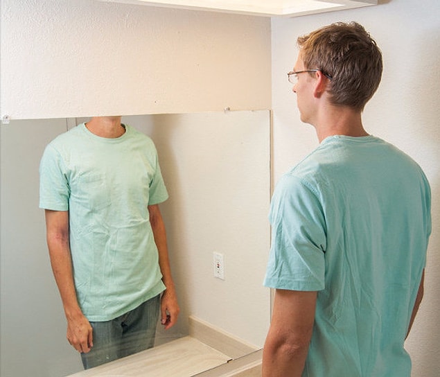 7. When you check yourself in a mirror: