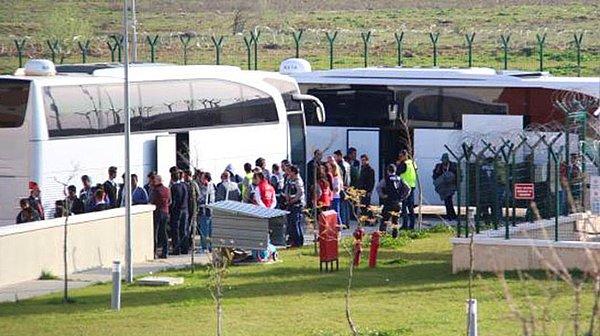 Göçmenler Kırklareli'deki merkeze ulaştı