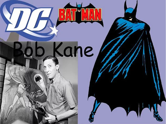 "Бэтмен" был создан актером Бобом Кейном и писателем Биллом Фингером. Впервые он появился как "Бэт-мен" в детективных комиксах в мае 1939.