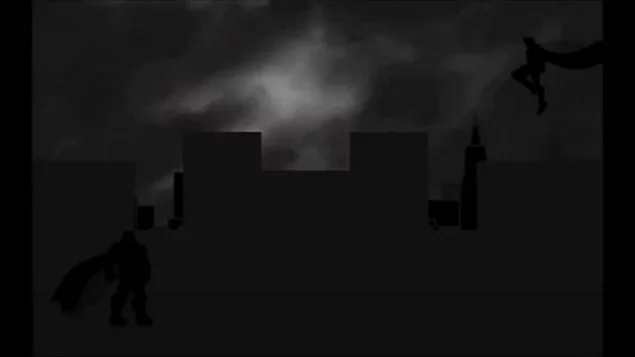 Мультсериал «Бэтмен» рисовали на черном фоне, чтобы передать мрачную атмосферу города.
