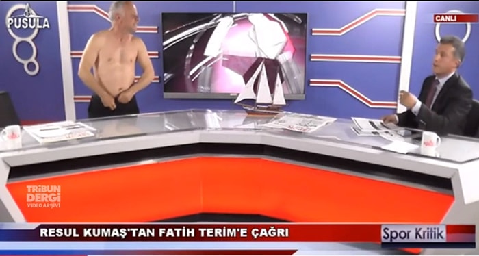 Fatih Terim'den Yardım İstemek İçin Canlı Yayında Soyunan Yorumcu