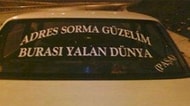 Bazen Derbederliğe Bazen Delikanlılığa Atıfta Bulunan 19 Araba Arkası Yazısı