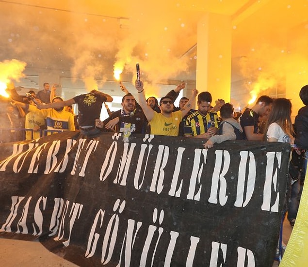 Fenerbahçe'ye Coşkulu Karşılama