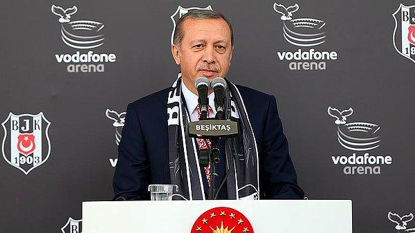 Cumhurbaşkanı Erdoğan: 'Beşiktaş böyle bir stadı daha önceden hak etmişti'
