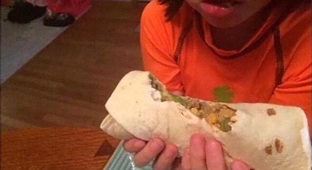 6. That poor burrito. No one deserves this.