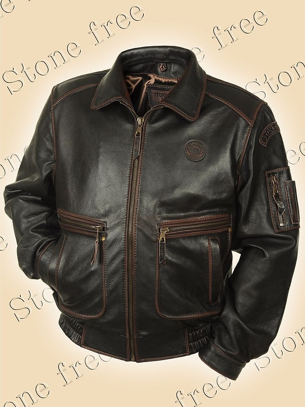 1. Кожаная куртка