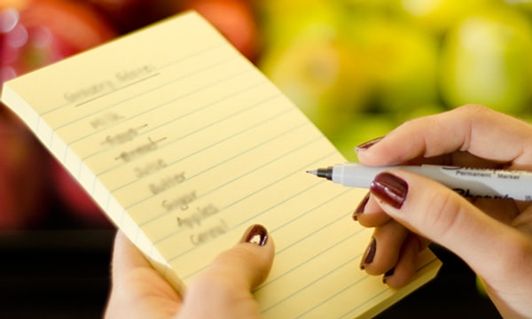 11. Составляем планы на неделю и лист покупок.