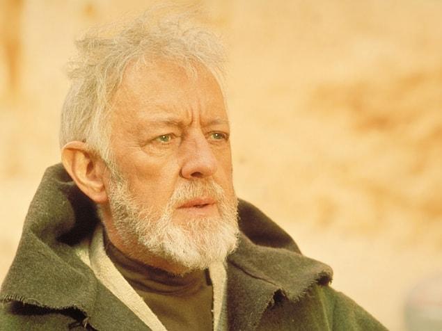 4. He is the great master who trained Anakin and guided Luke.