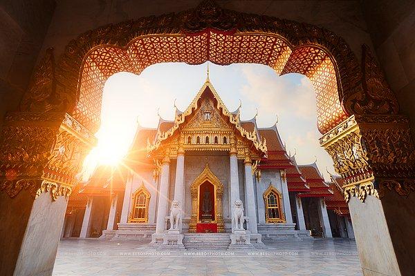 6. Wat Benchamabophit, Bangkok, Tayland