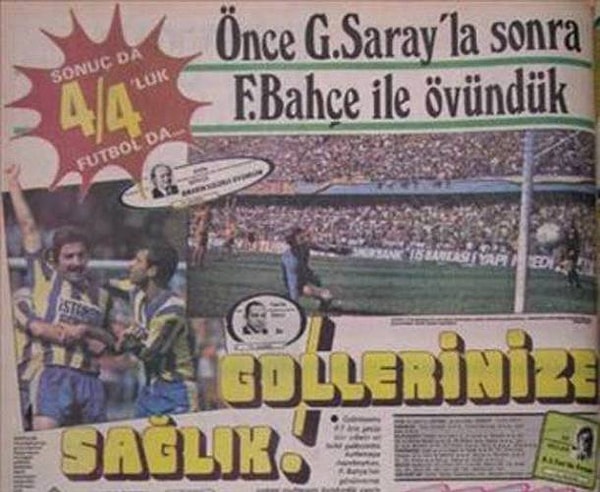 12. 1983 | Galatasaray 4 - 4 Fenerbahçe