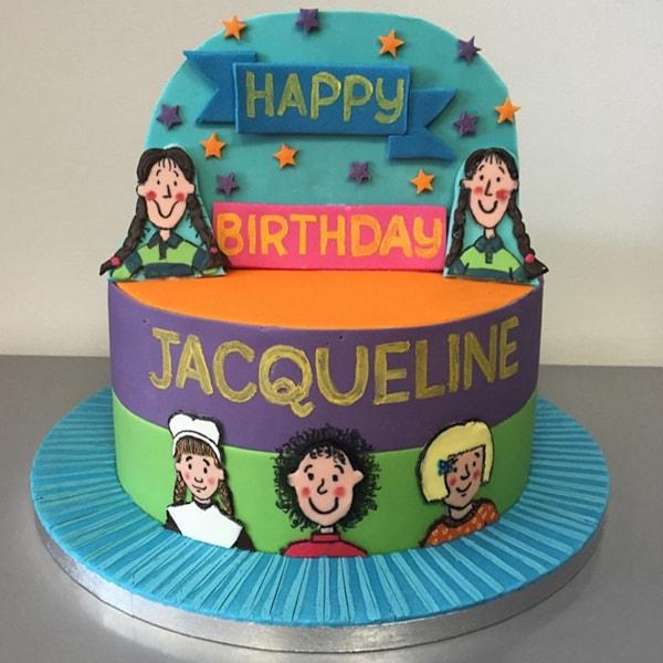 14. Küçük sevimli Jacqueline Wilson pastası.